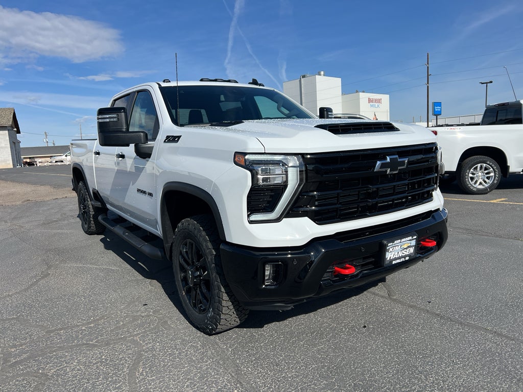 2026 Chevrolet Silverado 2500 HD LT in Summit White — front three-quarter view
