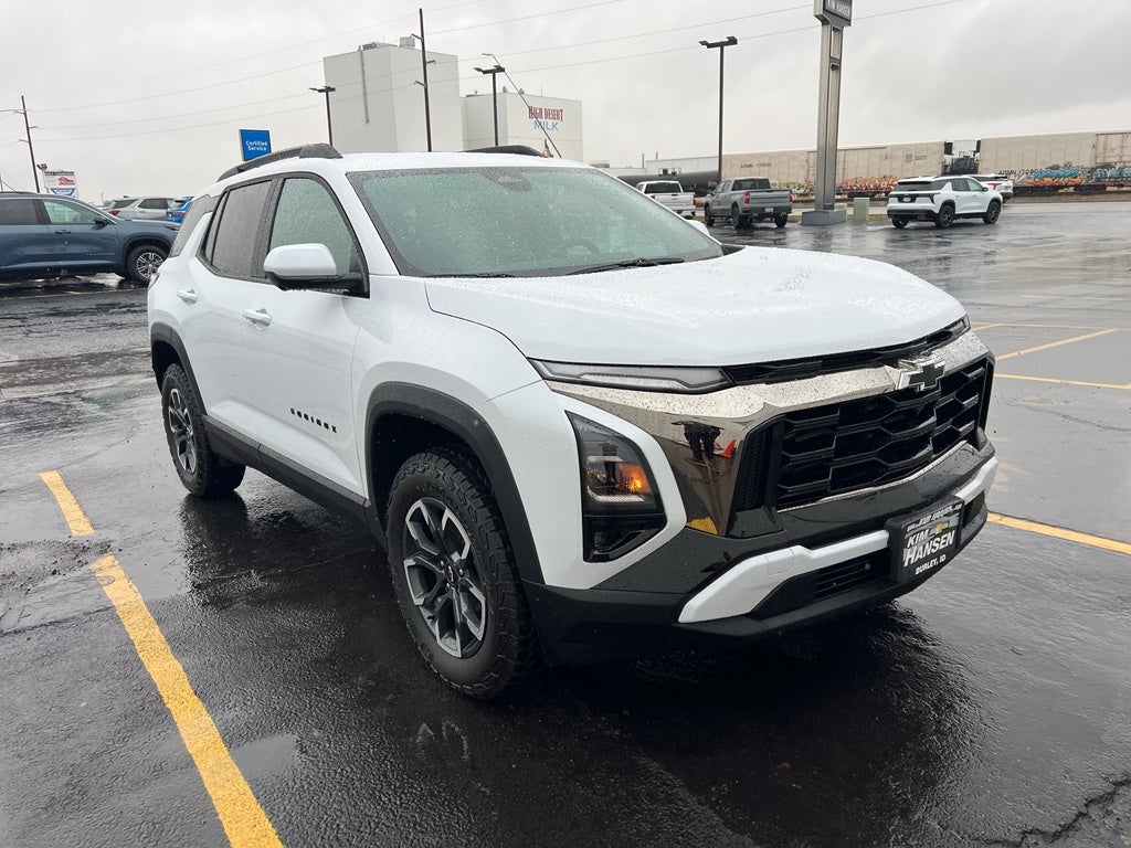 2026 Chevrolet Equinox ACTIV in Polar White Tricoat — front three-quarter view