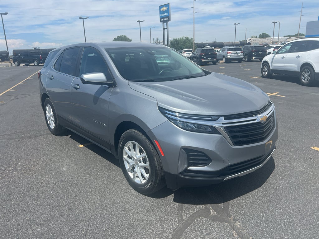 2024 Chevrolet Equinox LT in Sterling Gray Metallic — front three-quarter view