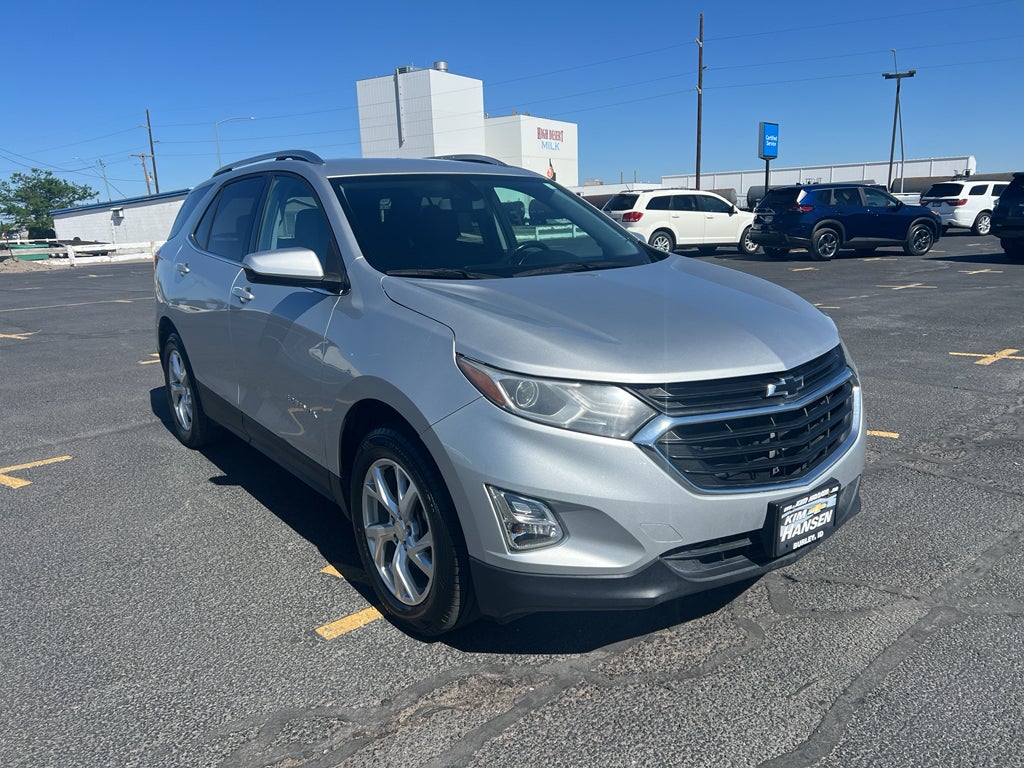 2019 Chevrolet Equinox LT in Silver Ice Metallic — front three-quarter view