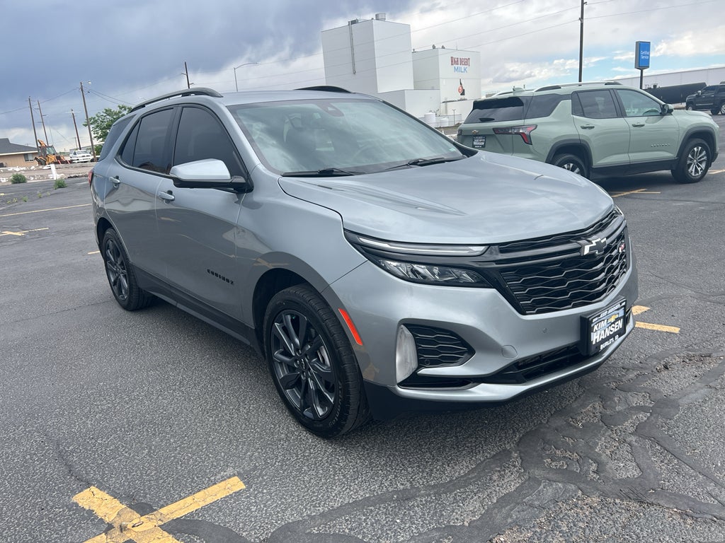 2024 Chevrolet Equinox RS in Sterling Gray Metallic — front three-quarter view