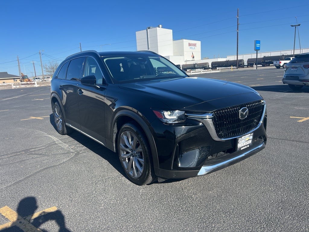 2024 Mazda Mazda CX-90 3.3 Turbo Premium in Black — front three-quarter view