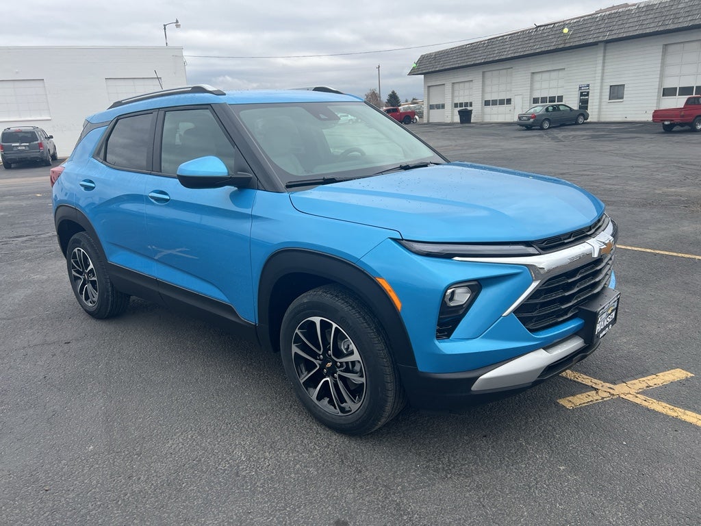 2026 Chevrolet Trailblazer LT in Marina Blue Metallic — front three-quarter view